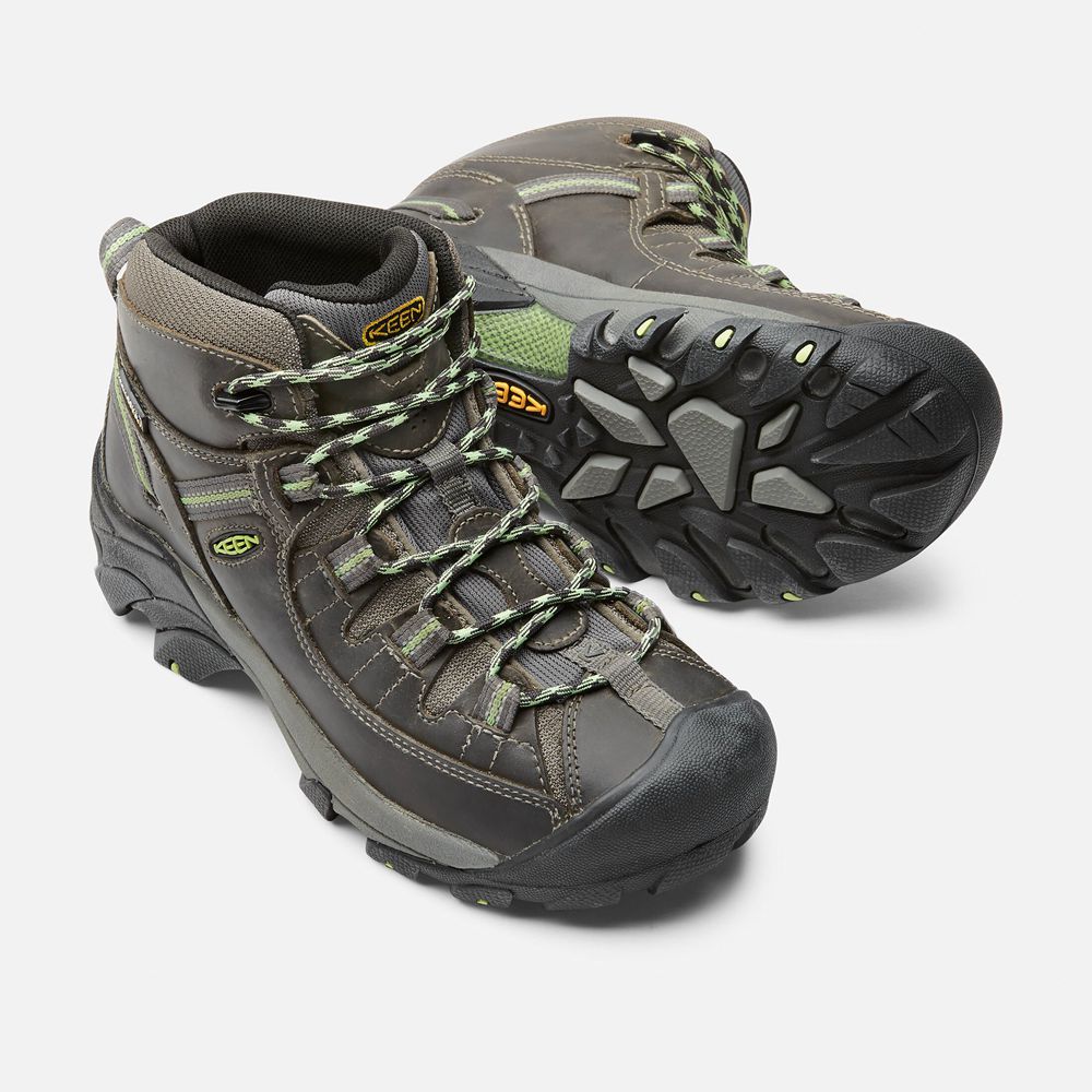 Keen Outdoor Bot Kadın Koyu Gri - Targhee Ii Waterproof Mid - Türkiye JMYI95386